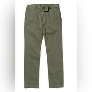 Outerknown SEA Legs straight fit chino - dark green size 34